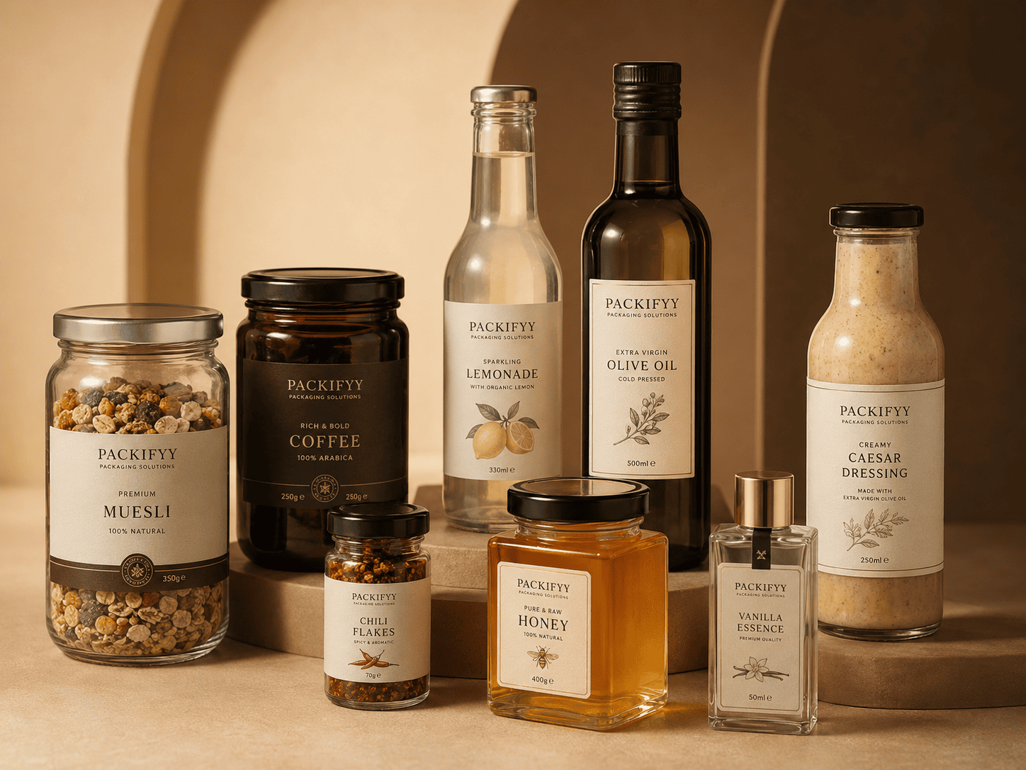 Glass Jars & Bottles.png Glass Jars & Bottles - Image 1